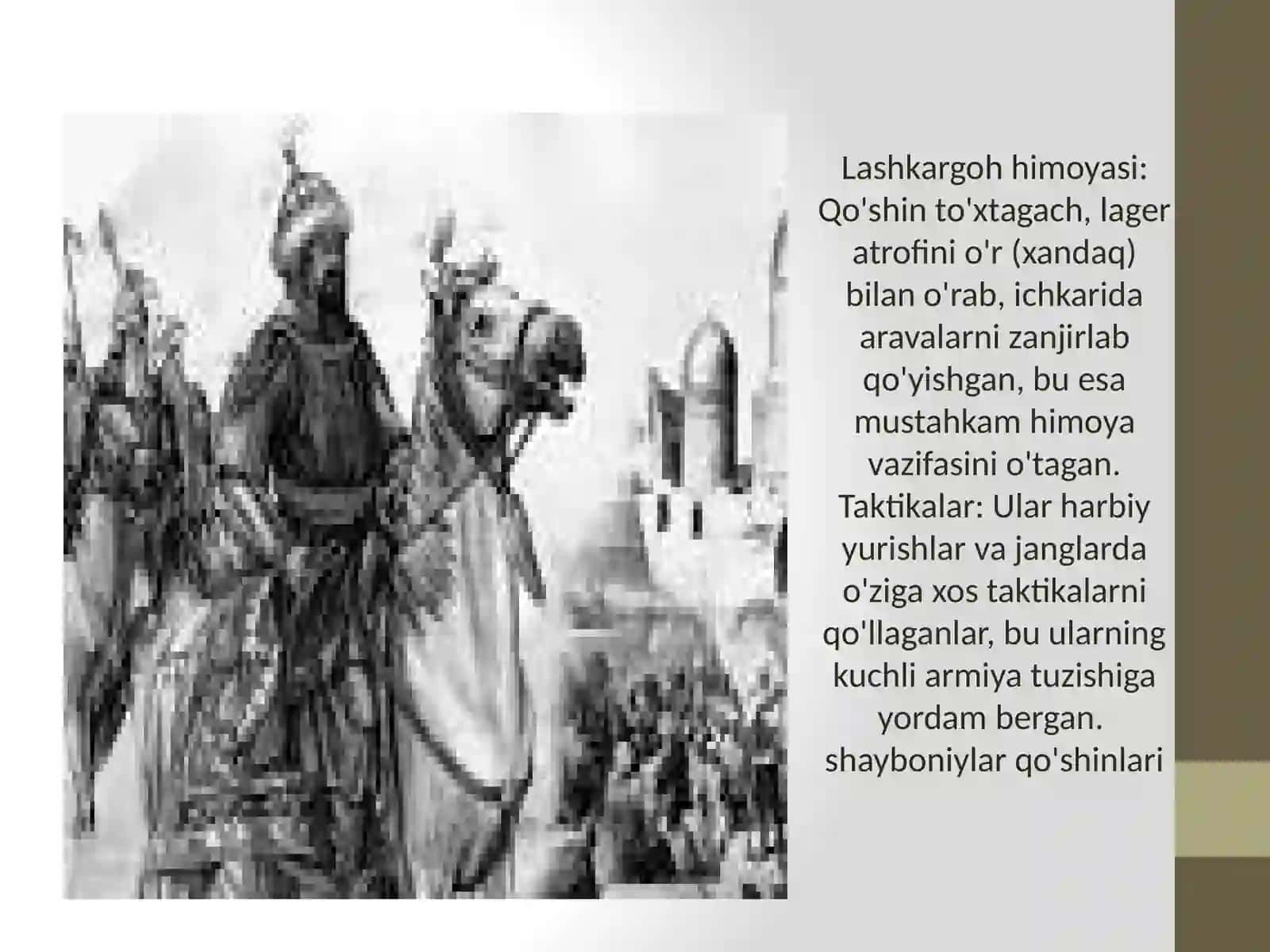 Shayboniylarda harbiy yurishlar 4