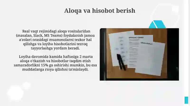 Loyihalar boshqaruv jarayoni 4