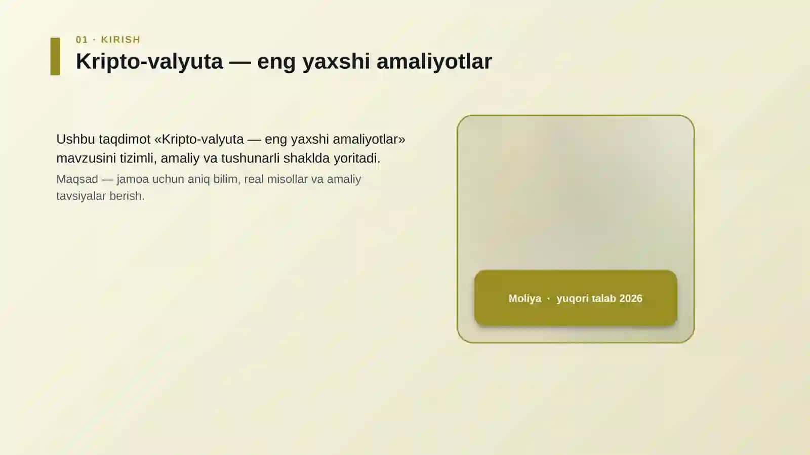 Kripto-valyuta — eng yaxshi amaliyotlar 4
