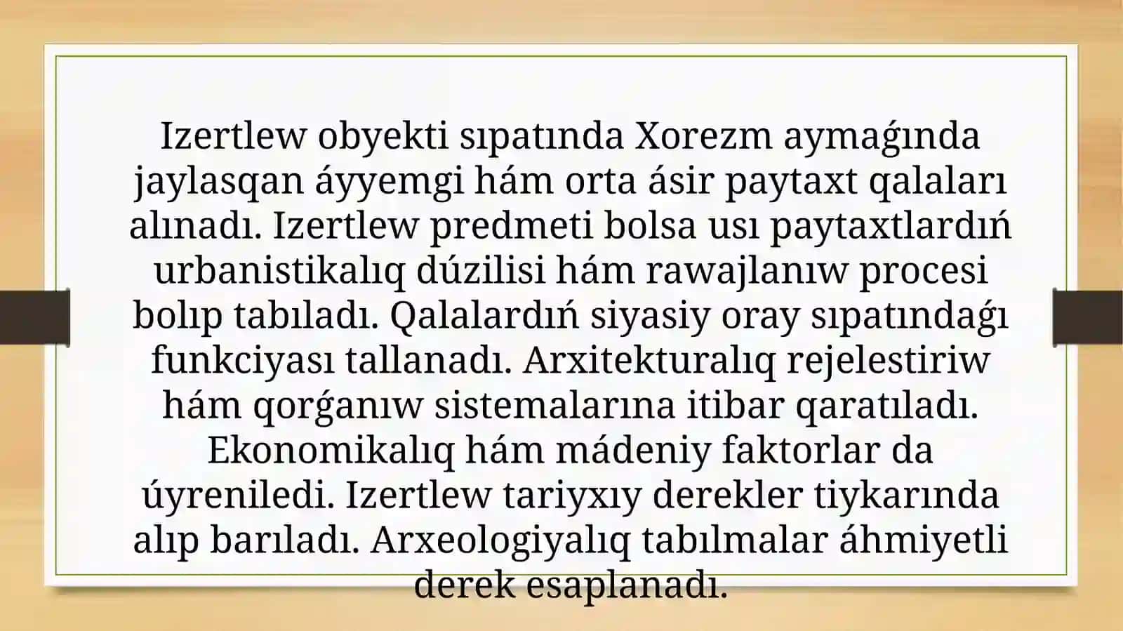 Xorezmniń paytaxt qalaları 4