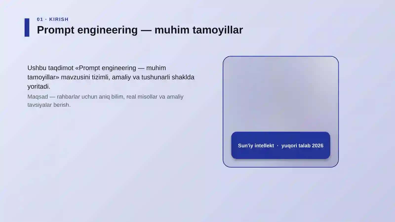Prompt engineering — muhim tamoyillar 4