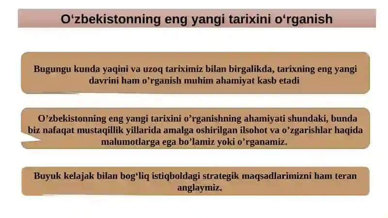O‘zbekistonning eng yangi tarixi 4