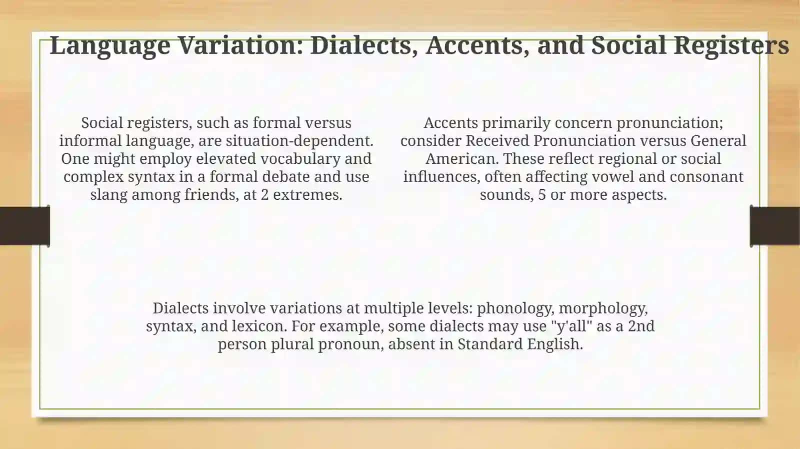 Sociolinguistic and Cultural Context in Language Learning 4