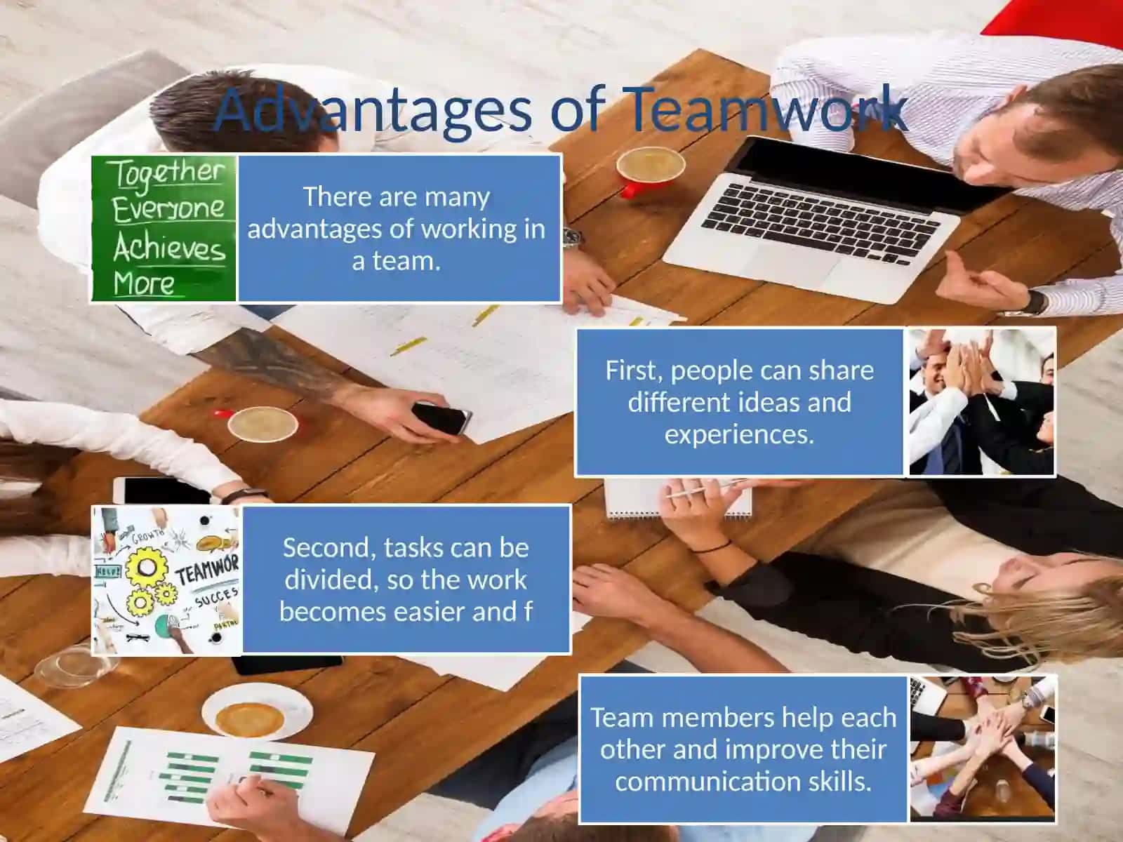Working in a team 4