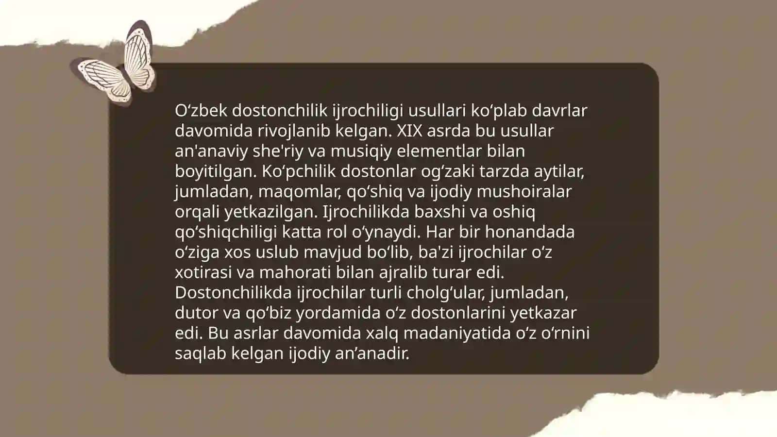 Dostonchilik an'analari 4