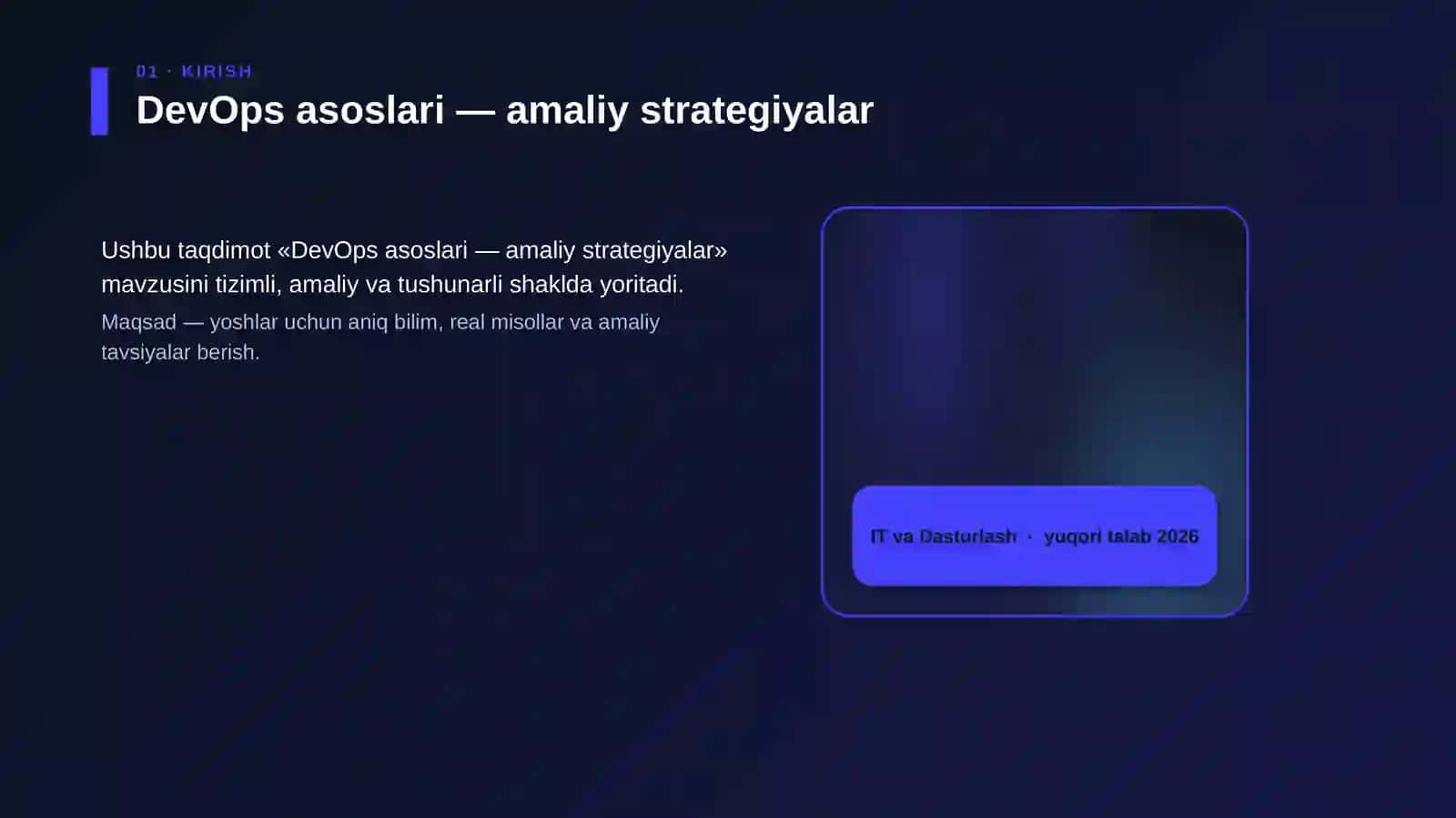 DevOps asoslari — amaliy strategiyalar 4