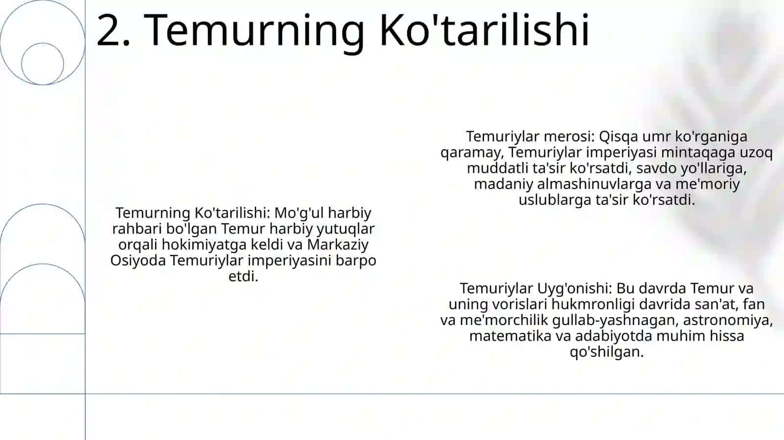 Temur va Temuriylar davri renessansi 4