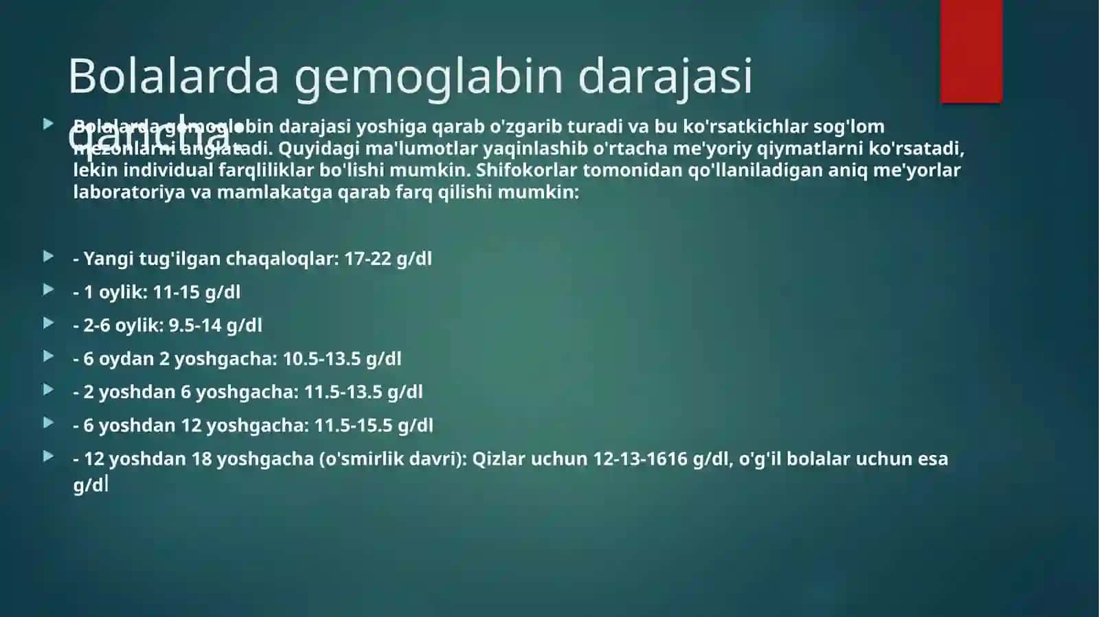 Gemogramma va uning interpritatsiyasi 4