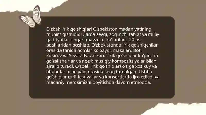Lirik qõshiqlar 4