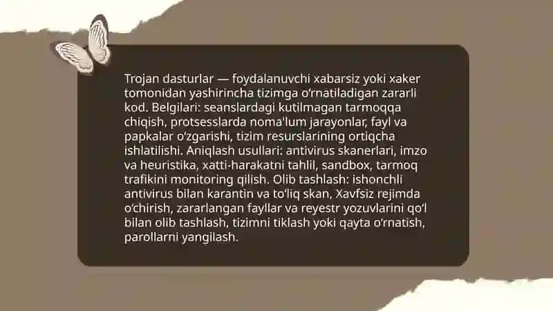 Viruslar va ulardan himoyalanish usullari 4