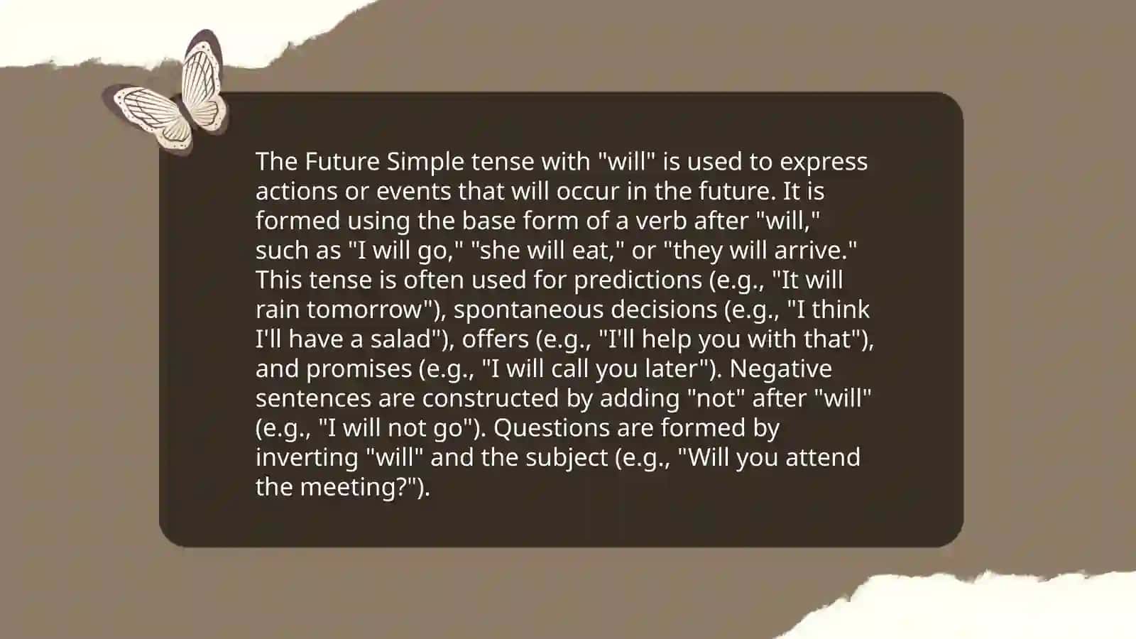 Fture simple 4