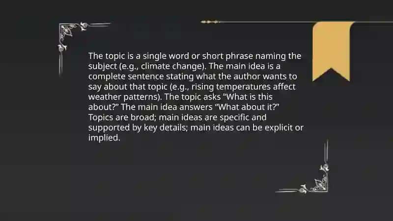 Reading to know the main idea 4
