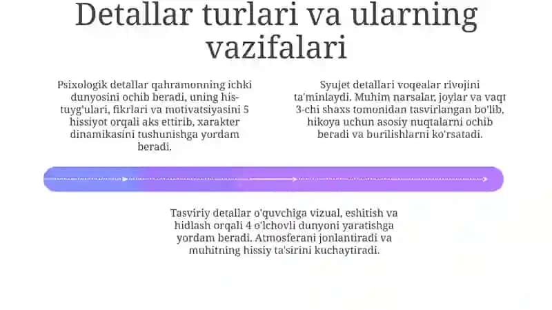 Badiiy asarda detal 4