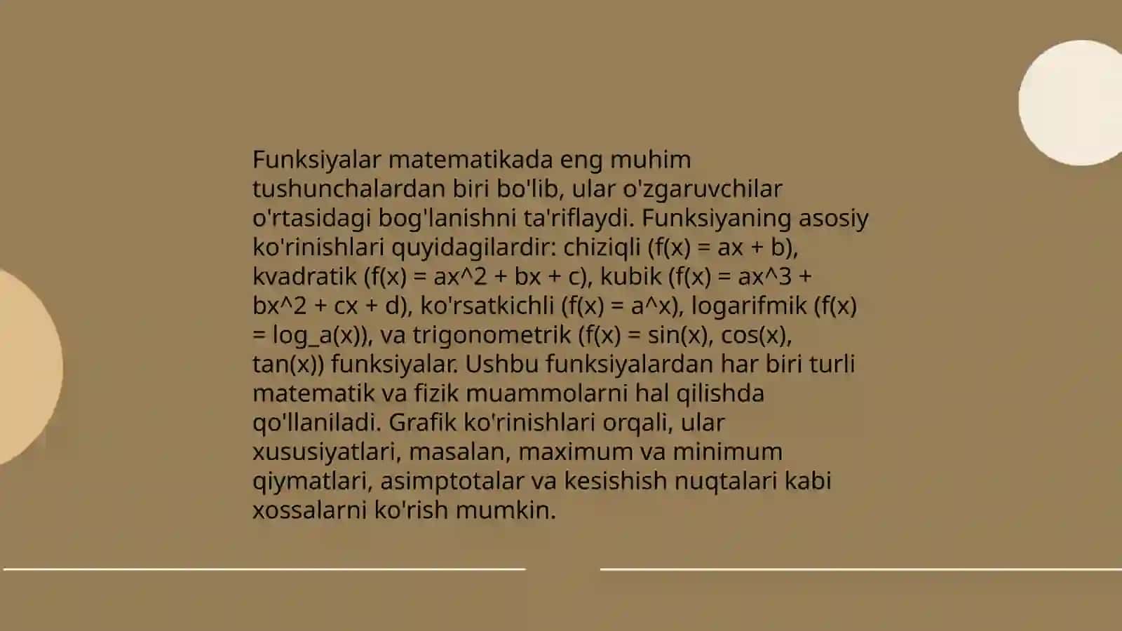 Funksiyalar 4