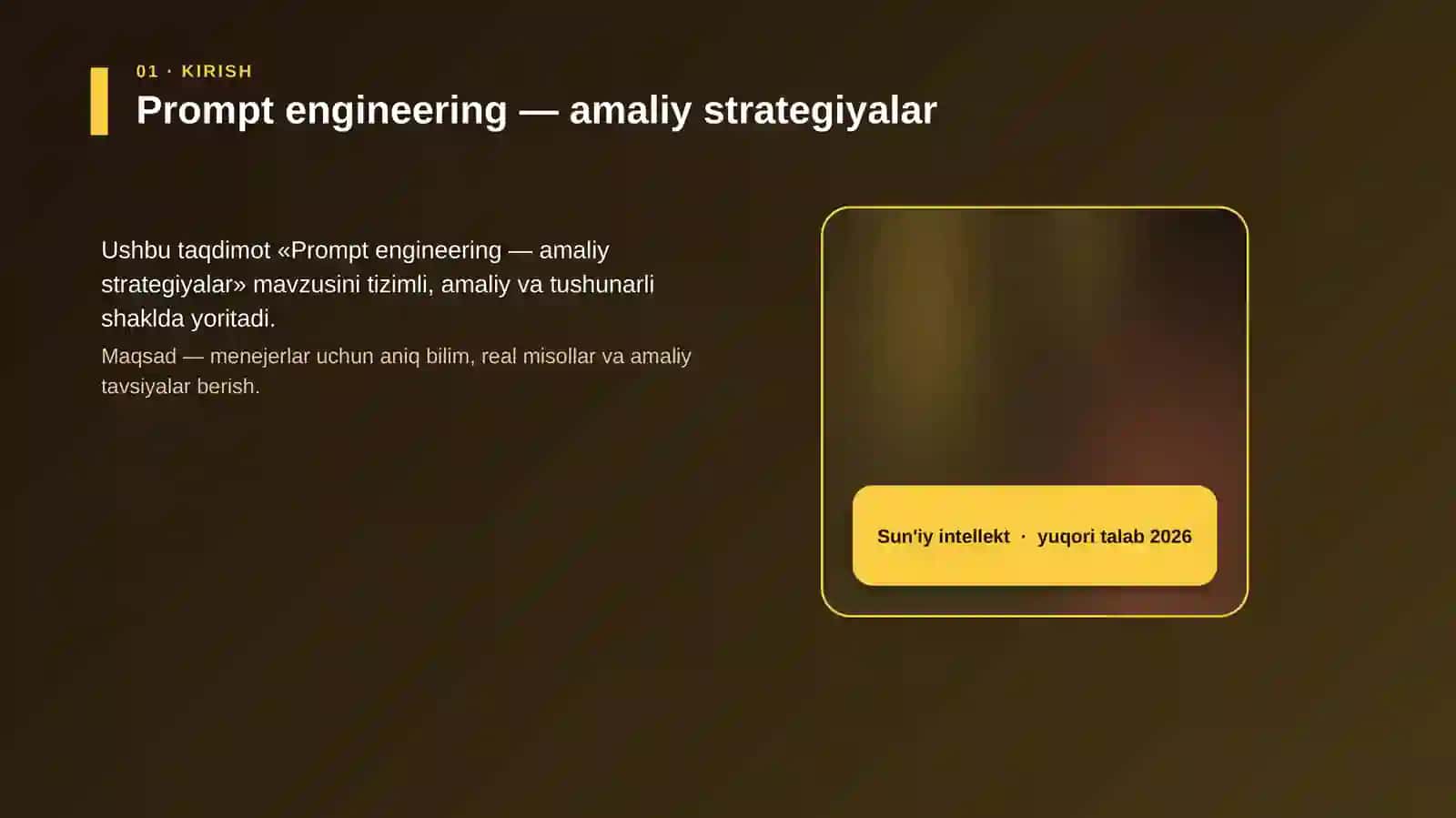 Prompt engineering — amaliy strategiyalar 4