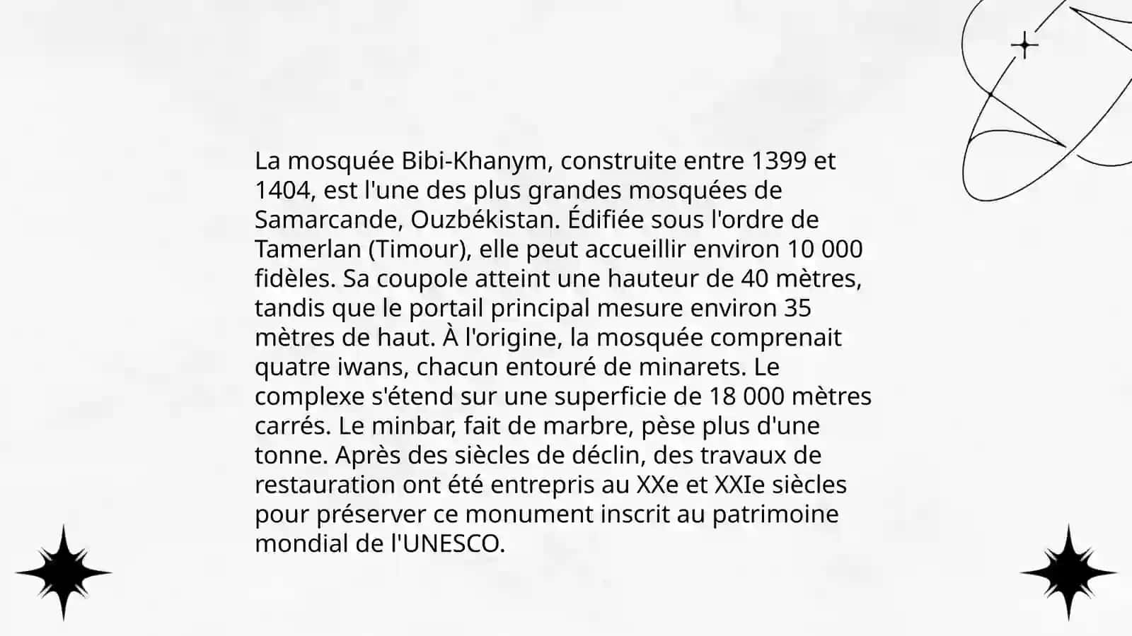 Les curiosites de Samarqand 4