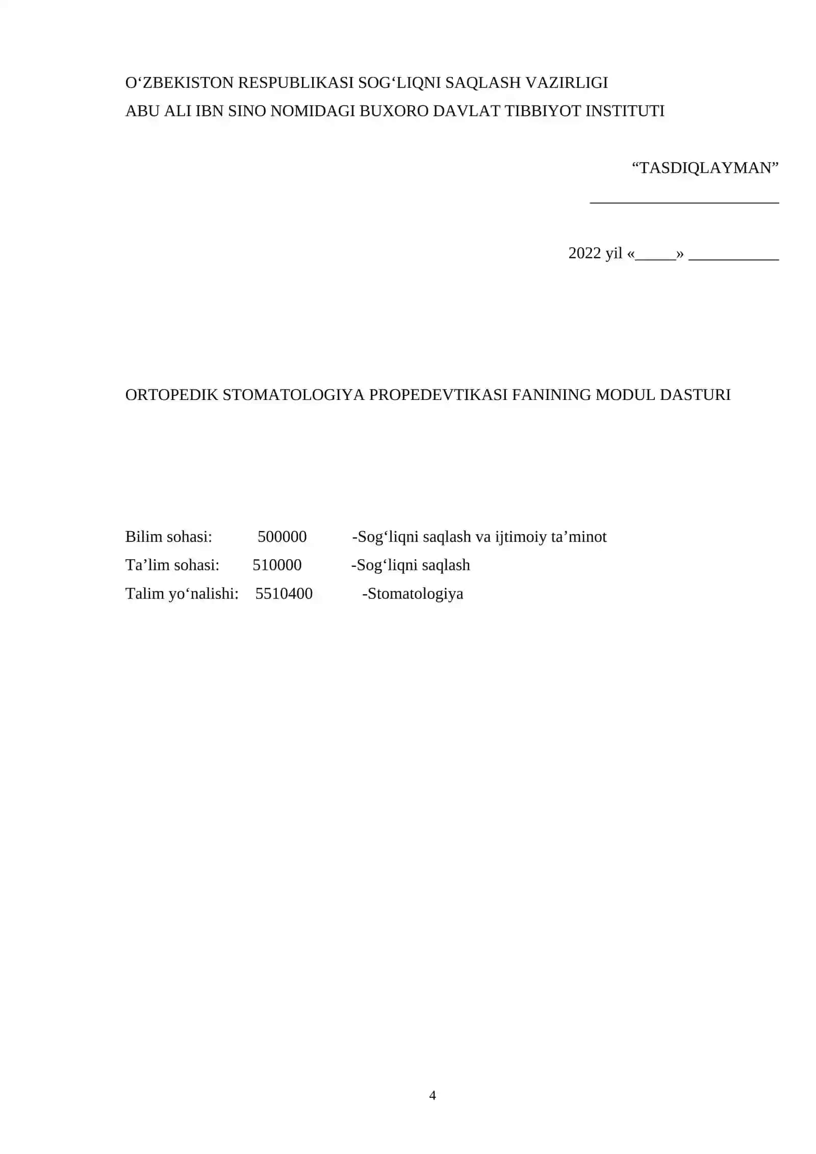 Ortopedik stomatologiya propedevtikasi 4