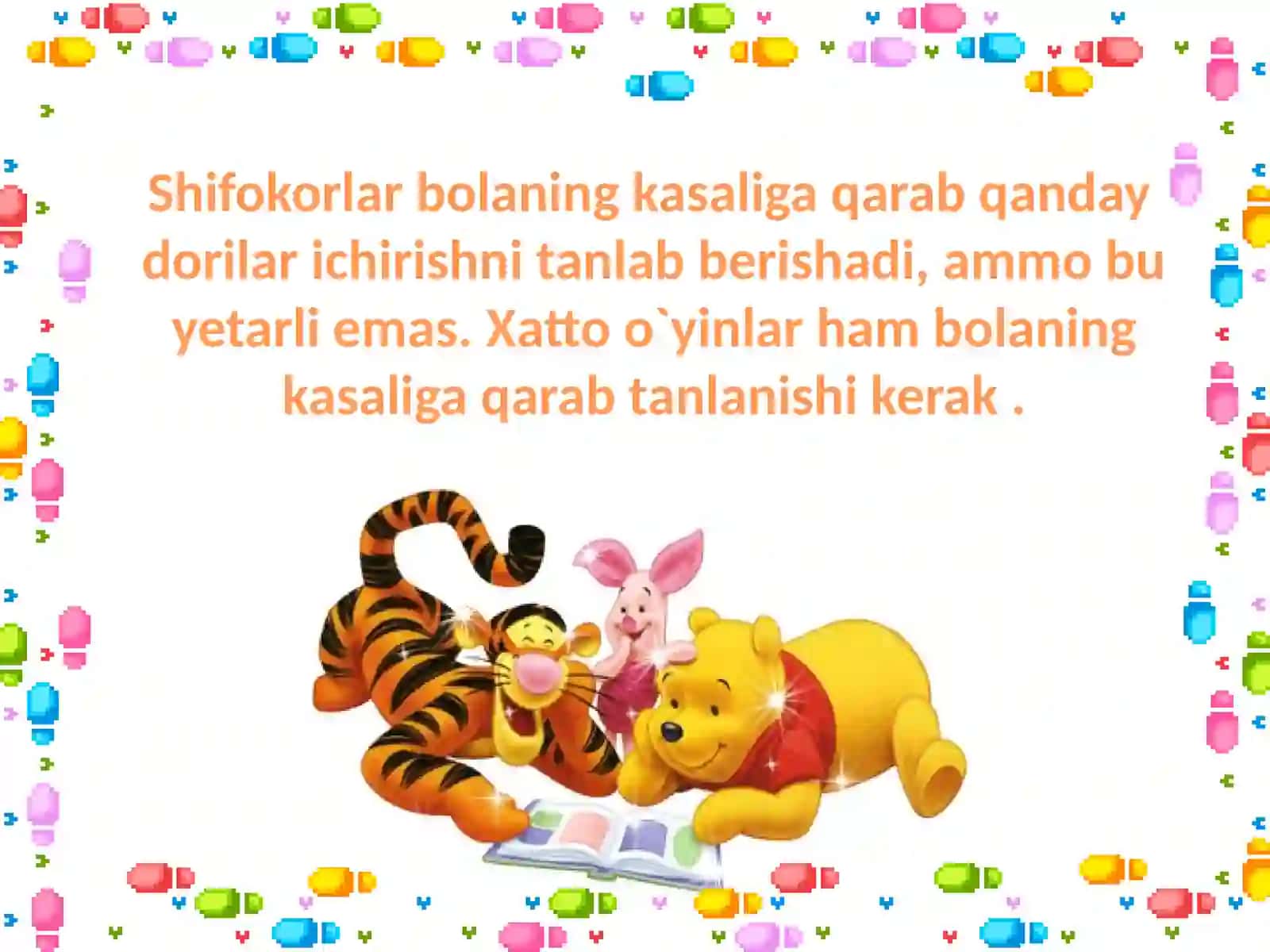 O`yin bilan davolanamiz 4