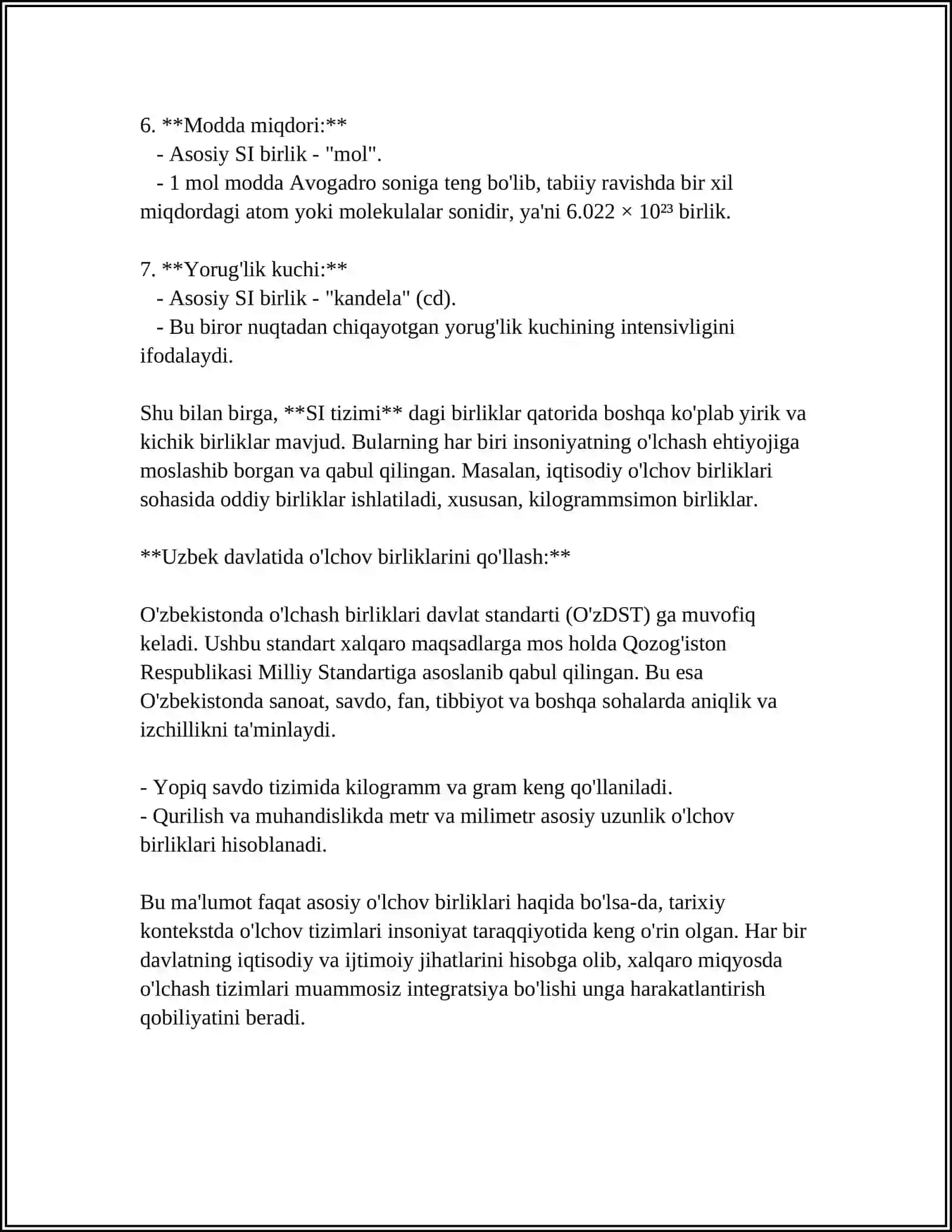 ÖLCHASH VA ETALONLAR 4