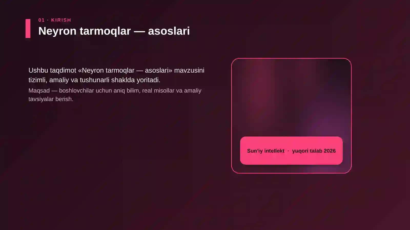 Neyron tarmoqlar — asoslari 4