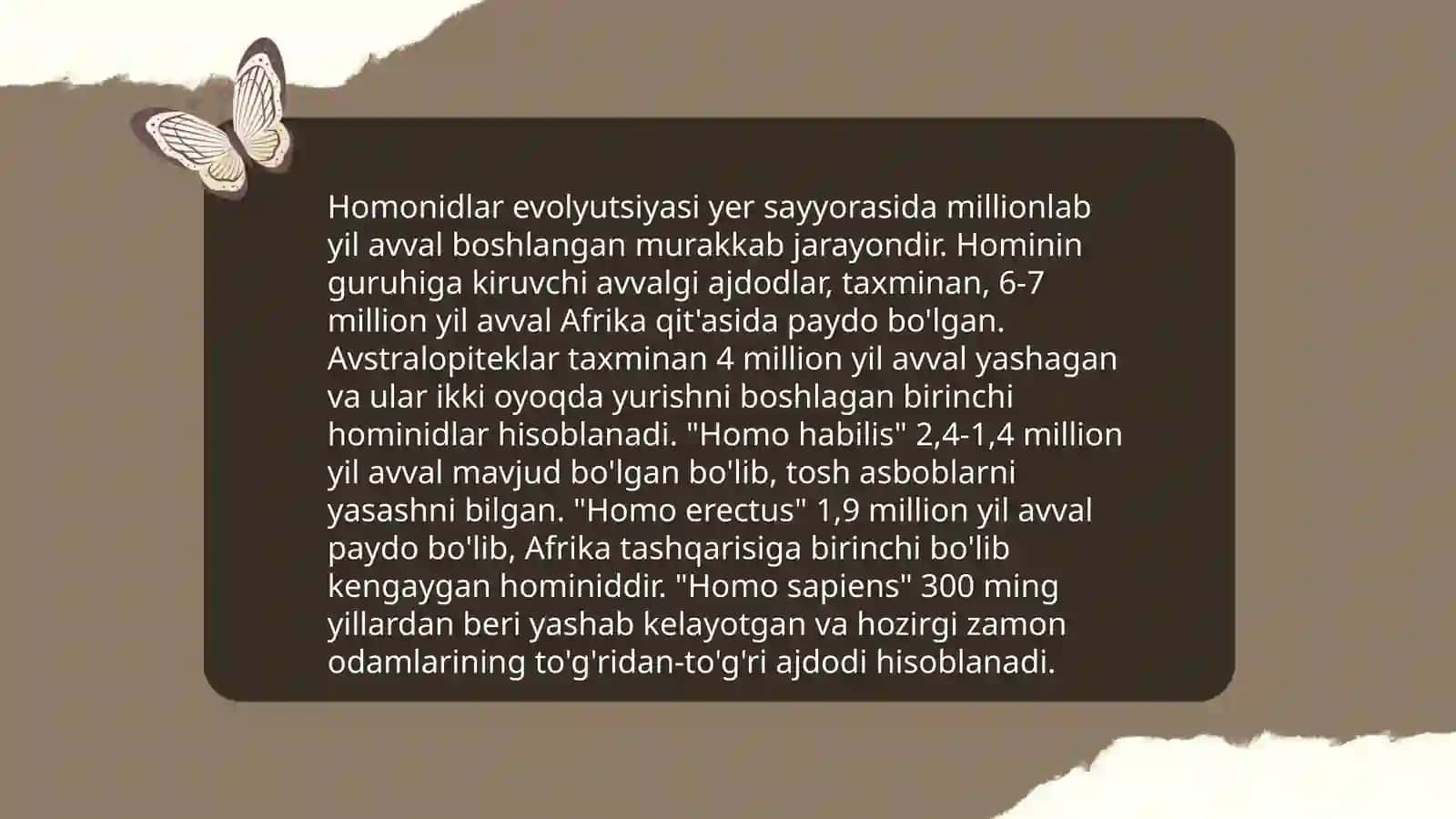 Antropogenez bosqichlari 4