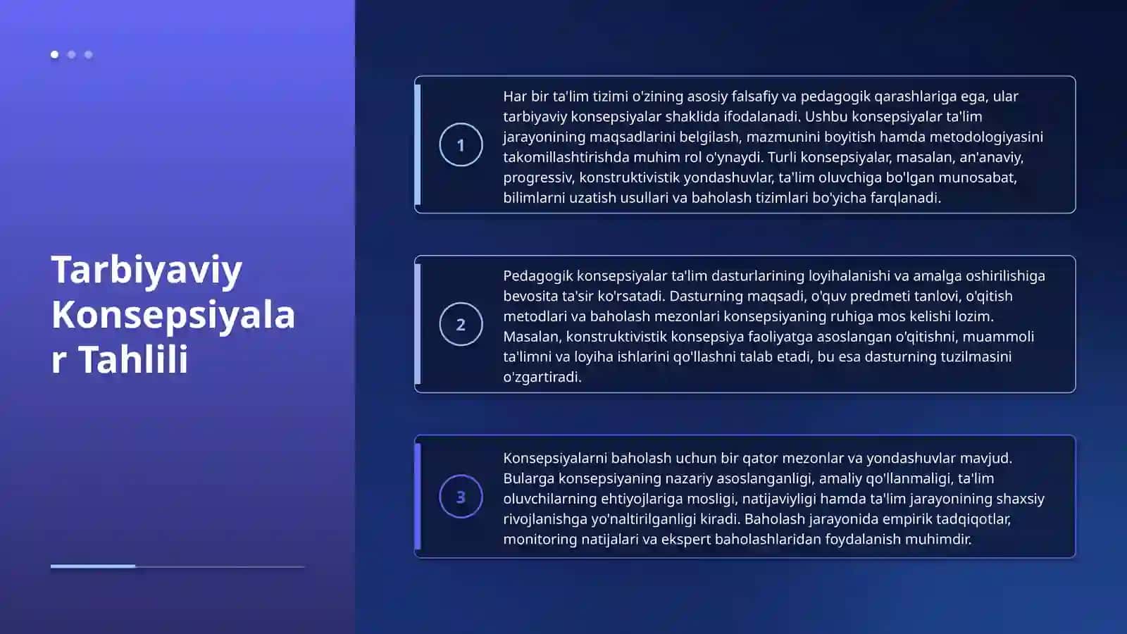 Ta’lim dasturlarini amalga oshirish samaradorligini baholash 4