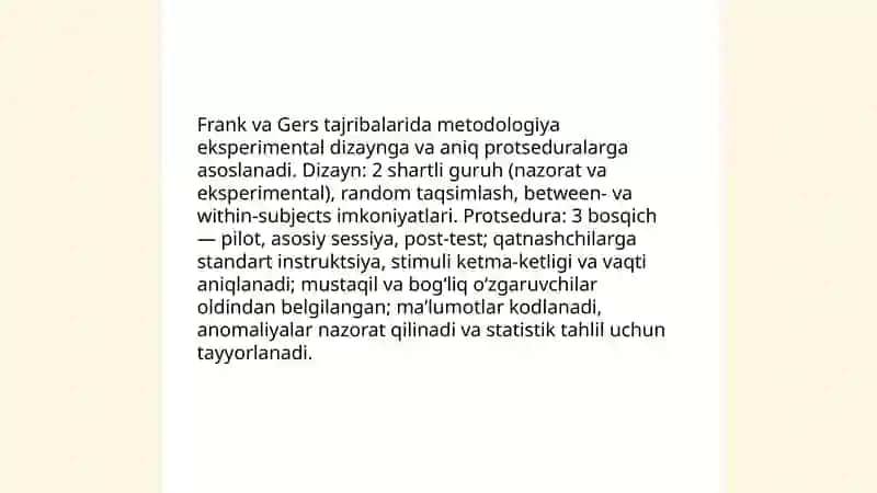 Frank va Gers tajribalari 4