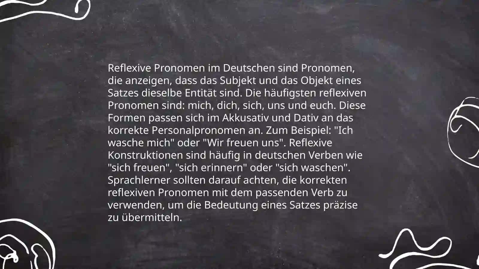 Reflexive Verben 4