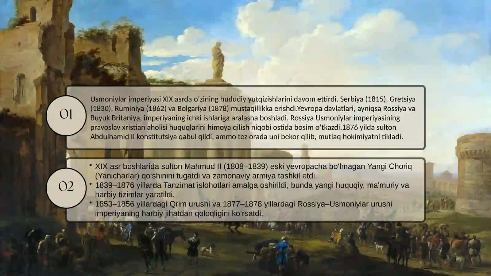 Usmoniylar imperiyasi XIX asri 4