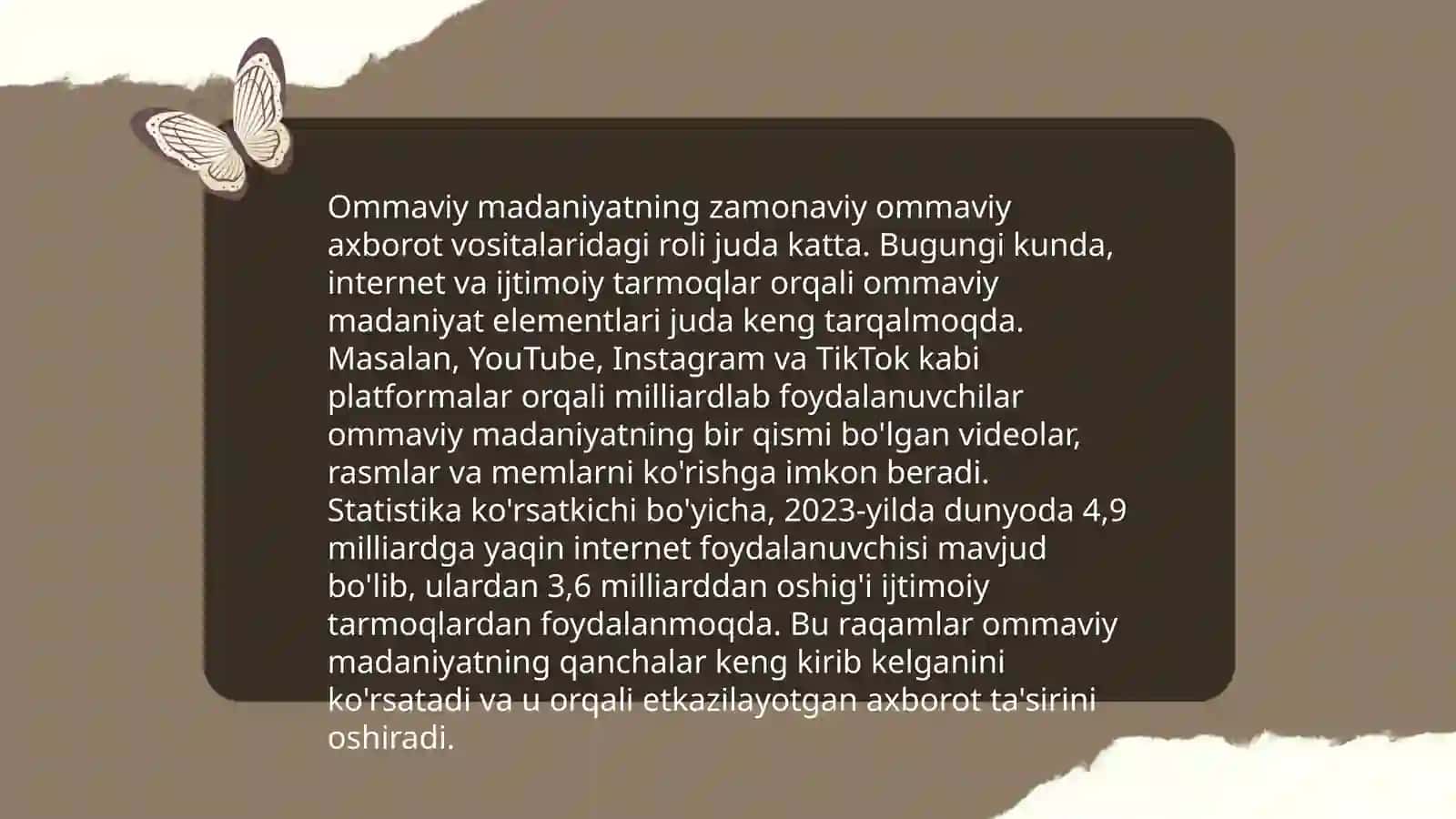Ommaviy madaniyat 4