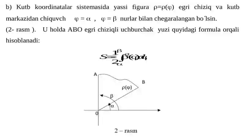 ANIQ INTEGRALLARNING TATBIQLARI 4