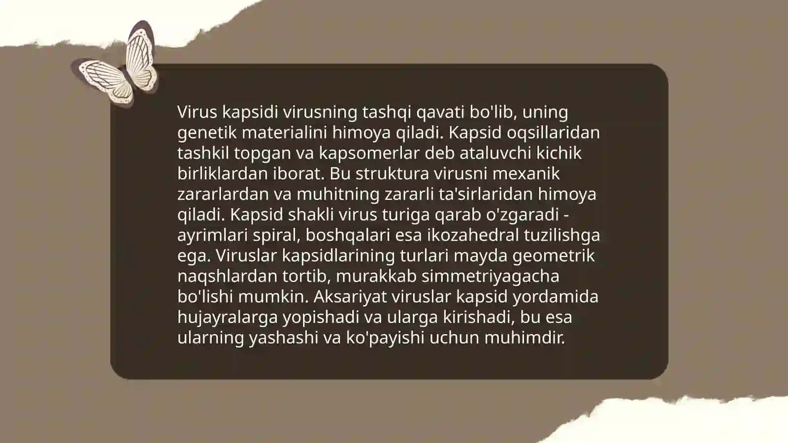 Umumiy virusologiya ularning tuzilishi klassifikatsiyasi 4