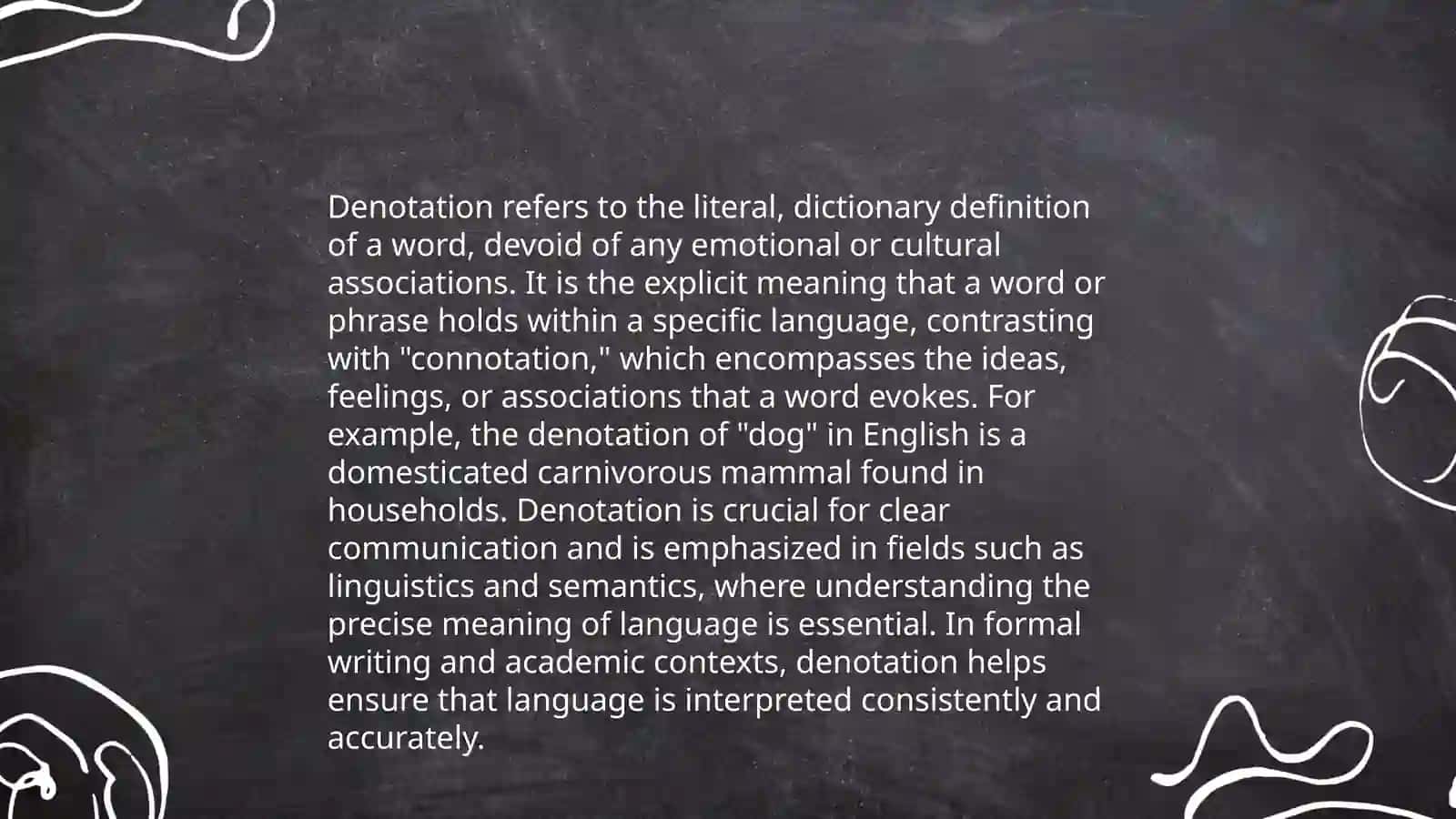 Connotation and denotation 4