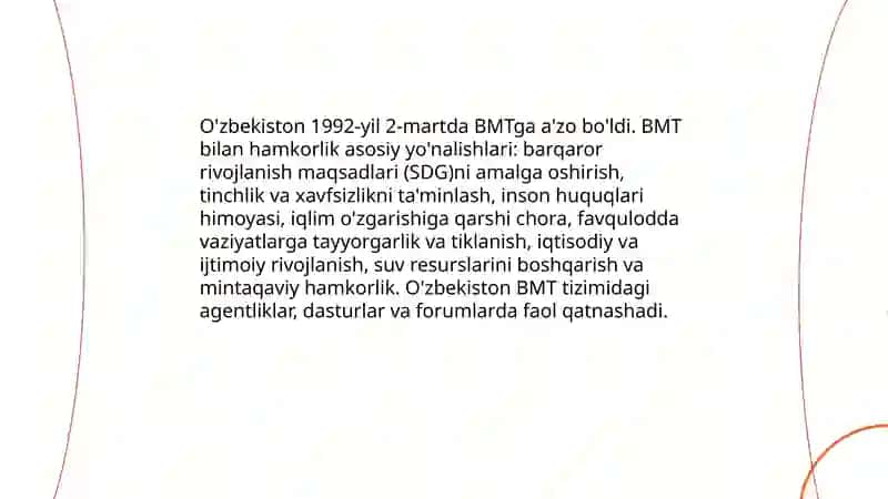 O'ZBEKISTON VA JAHON HAMJAMIYATI 4