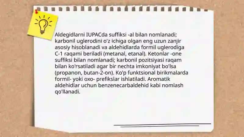 Aldegid va ketonlar 4