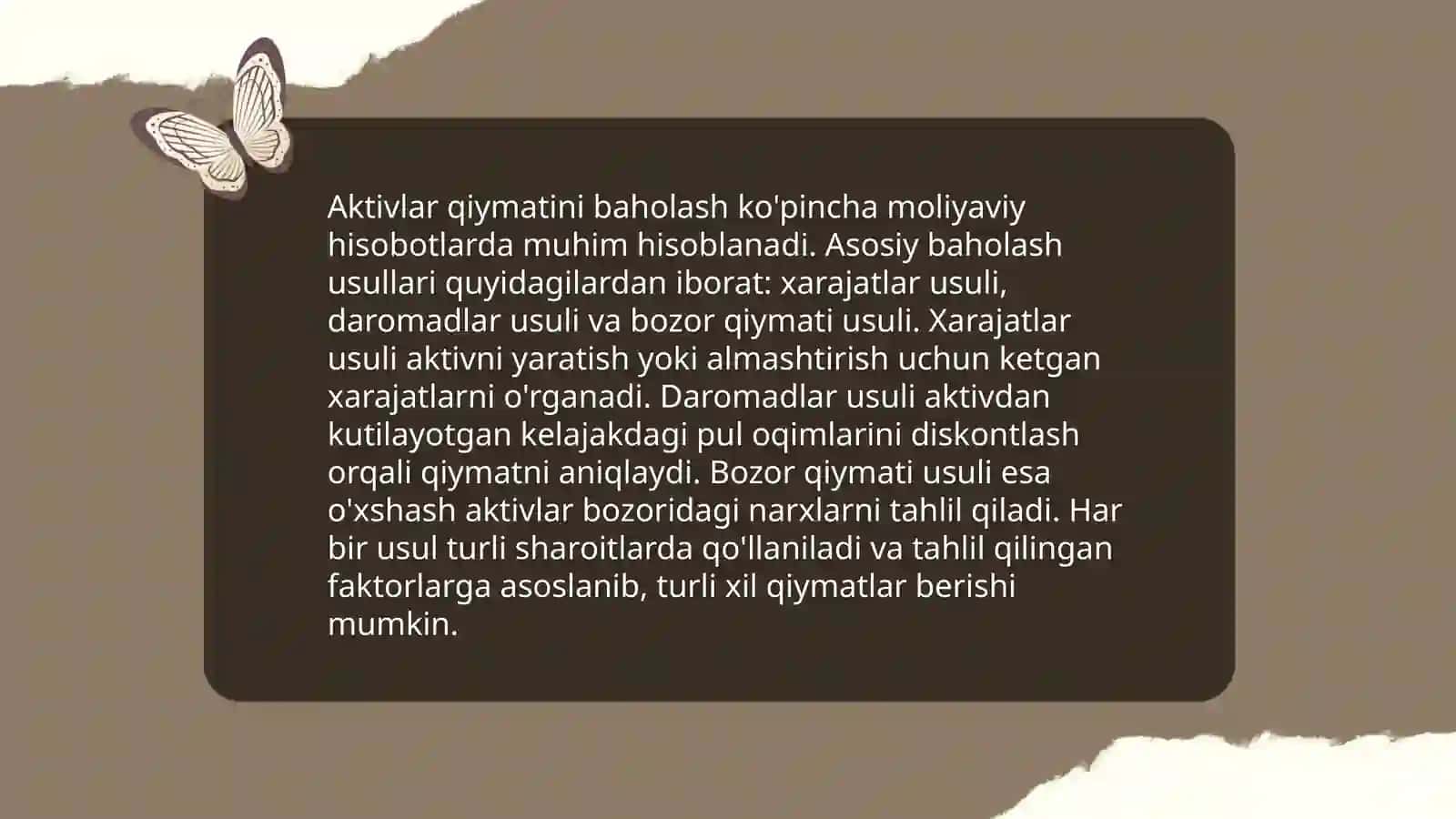 Uzoq muddatli aktivlarning sotilishi 4