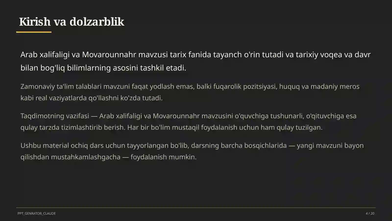 Arab xalifaligi va Movarounnahr (7-sinf) 4