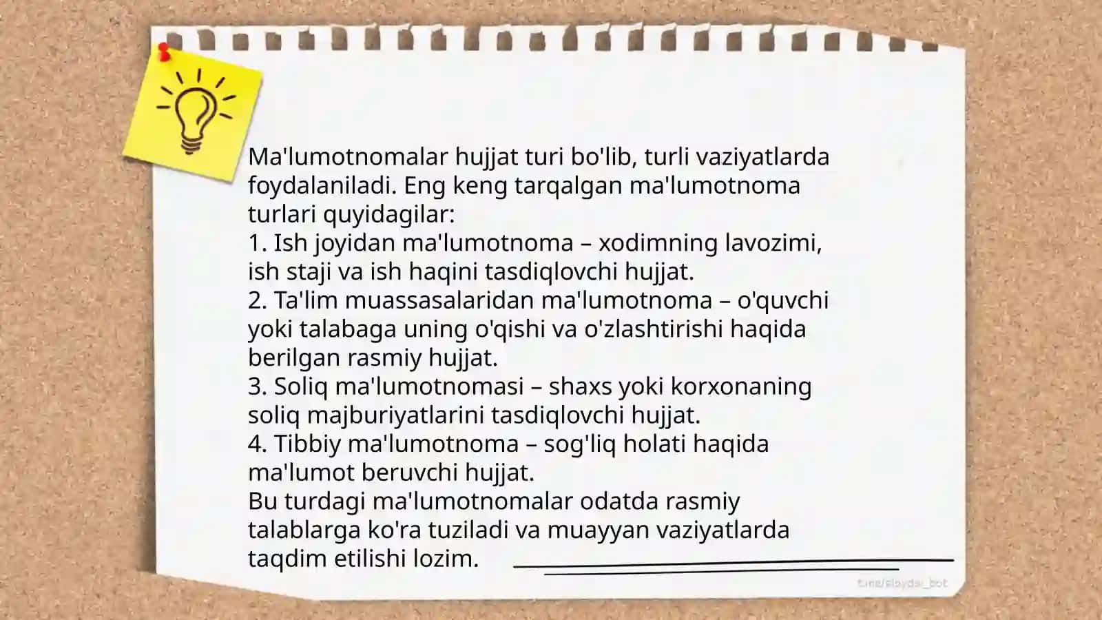 Ma’lumotnoma 4
