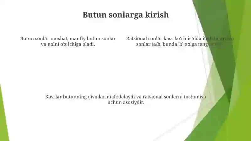 Ratsional sonlar 4