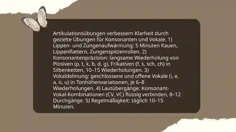 Sprechtraining 4