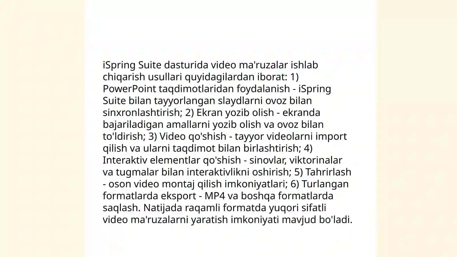 iSpring Suiti yordamida 4