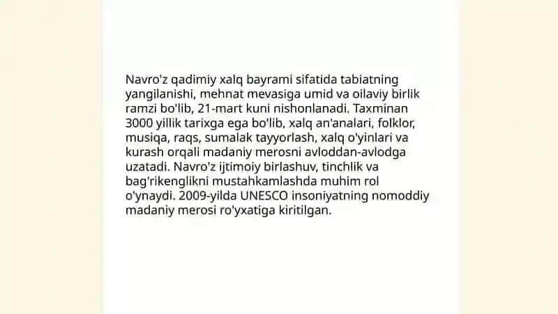 NAVRO'Z QADIMIY HALQ BAYRAMI 4