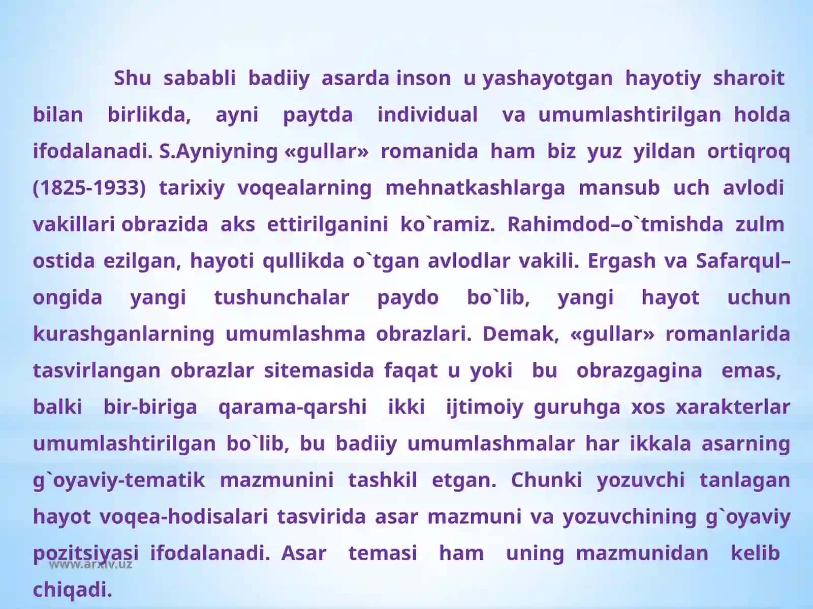 Badiiyasartuzulishi.Obrazvatipiklik 4