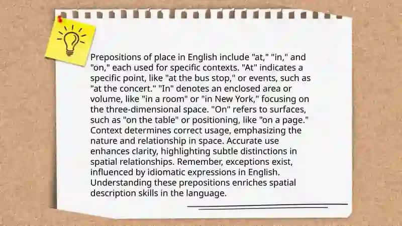 Prepositions (time-place-movement) 4