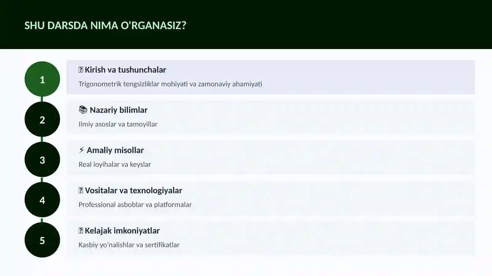 MATEMATIKA — UY VAZIFALARI 4