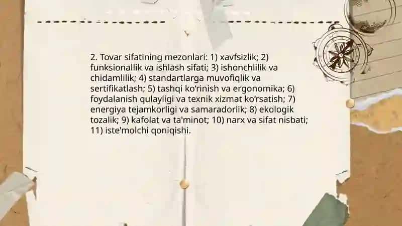 Tovar va uning xususiyatlari 4