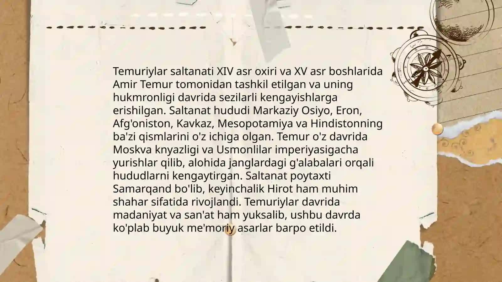 Temuriylar saltanati inqirozi 4