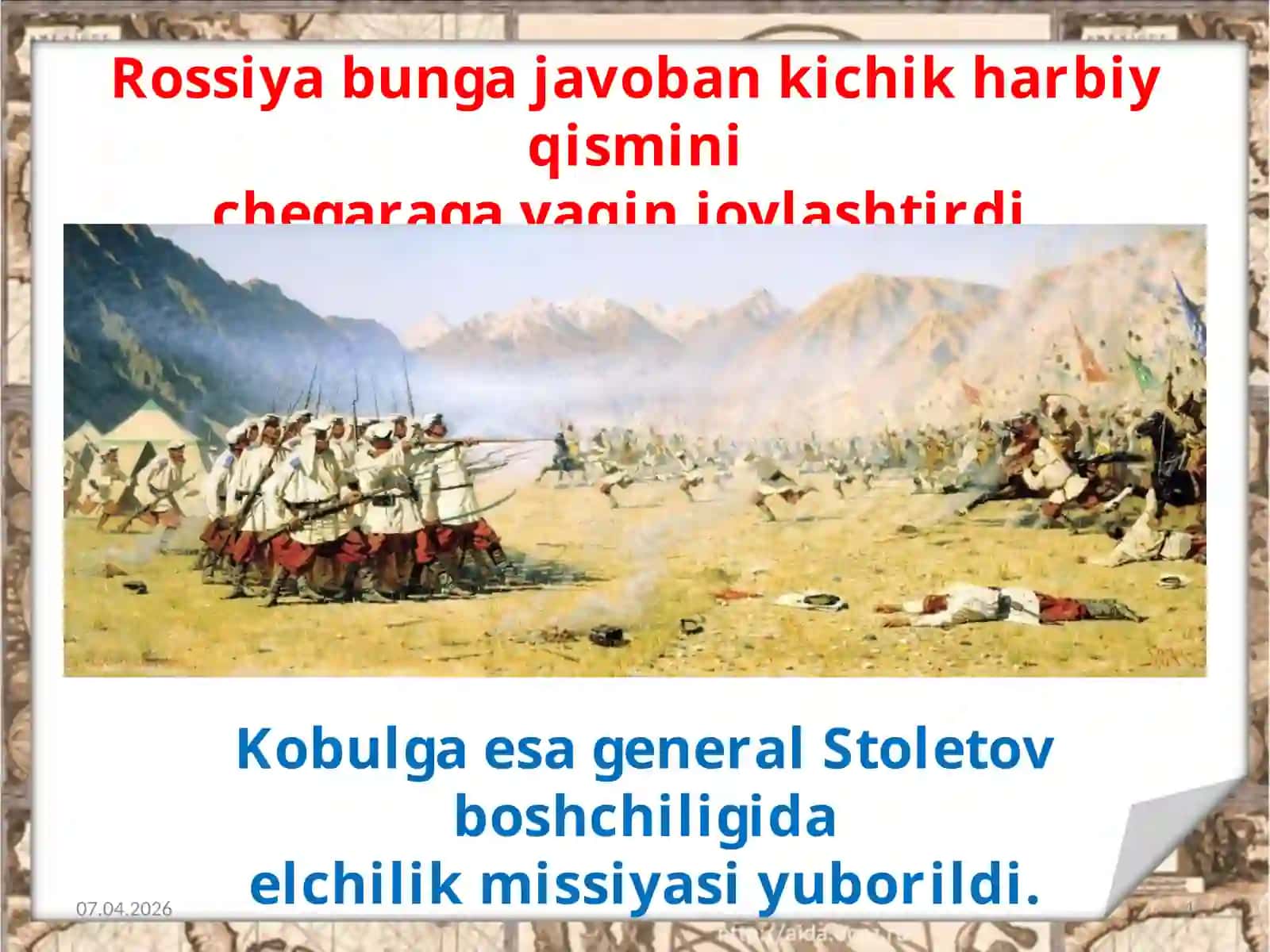 9-sinf Jahontarixi fanidan ishlagich 31-mavzu 4