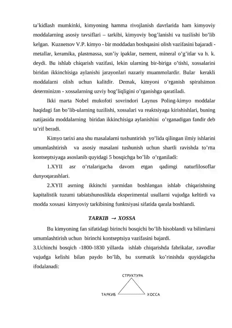 Kimyo fanining tarixiy rivojlanishi 4