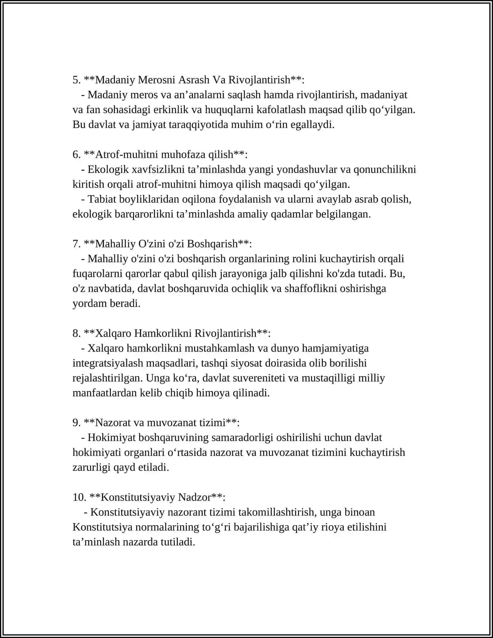 YANGI TAXRIRDAGI KONSTITUTSIYANING QABUL QILINISHI VA UNGA BOʻLGAN HAYOTIY ZARURAT 4